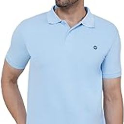 Men's Cotton Rich Polo T-Shirt | Regular Fit Solid Color Half Sleeve Tee | Stylish Collared T-Shirt for Men & Boys | Casual Wear Summer Polo Shirt-picture-6