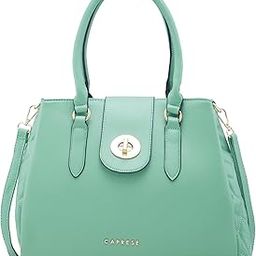 Sabrina Satchel, Powder Blue-Medium | Solid Designed Shoulder Bag for Women with Adjustable/Detachable Sling Strap | Secure Front Lock | Perfect for Office & Daily Use-image-2
