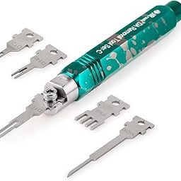 JRready ST5255-05 Pin Extractor Tool Kit Terminal Removal Tool with 5PCS Replacement Tips for Molex Mini-Fit Jr. Micro-Fit 3.0 3P/4P PC Fan, AMP Micro Mate-N-Lok Series Connectors-picture-15