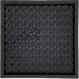 Reyal Black Plastic Chequered Mould Capsule Paver Block Mould (Size : 12" x 12" Inch)(Make In India)-14