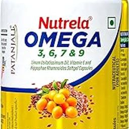 NUTRELA Patanjali 1500 mg Omega 3 6 7 9 for Men & Women - 60 Veg Softgel | Strength Supplement for Muscle, Bone, Heart, Eye, Skin & Brain with EPA 200mg & DHA 150mg-19