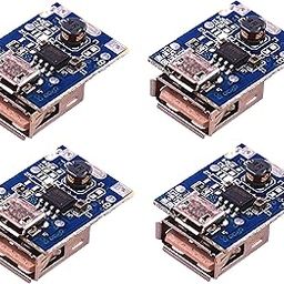 INVENTO 4pcs 5V Step-Up Power Module Lithium ion Battery Charging Board Boost Converter Usb For DIY Power Bank circuit Charger-20