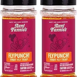 Aunt Fannie's - FlyPunch Non-Toxic Fruit Fly Trap - Kill Fruit Flies - for Indoor Use (2-Pack)-image-61