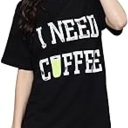 Black I-Need-Coffee Sleepshirt-picture-10