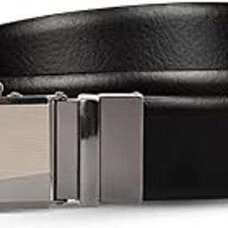 Luxury Reversible Leather (Italian) belt for Men – Black+ Brown | Full-Grain genuine leather belt – Adjustable, Formal & Business Accessory(FO-C02-44)-image-30