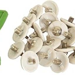 Lauris Spikes for Cricket Shoes Replaceable Nails White Colour with Tighter Key | 22 Pieces Cricket Shoe Replacement Spikes-picture-51