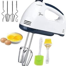 NPB Store Scarlett Electric 7-Speed Hand Mixer with Stainless Blender | Cake/Cream Mix Beater | Kitchen Food Blender-image-22
