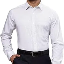 raymond Men's Cotton Print Slim Fit Shirt-picture-11