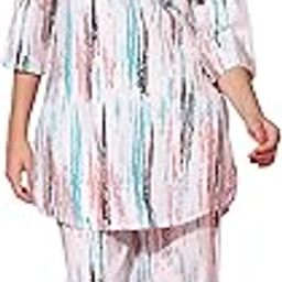 Co-ord Kurta Set for Women Printed Straight Kurta with Plazzo-image-40