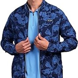 Men's Slim Fit Printed Regular Jacket With SPF50+, Quick Dry for Regular Use-image-97