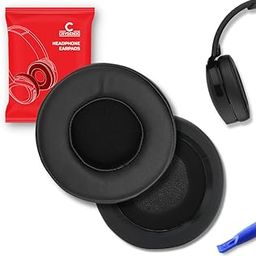 Crysendo Headphone Cushion for Sony WH CH500, Sony WH CH510, Sony WH CH520 Headphones | 2cm Thick Replacement Cushion | 70mm Sheepskin Leather Extra Thick Leather Headphone Cushion V2.0 (Black)-image-14