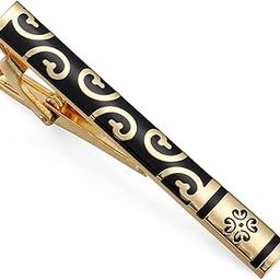 Black Two Tone Stylish Tie Pin Accessories for Men & Boys Wedding Business Gift-image-15