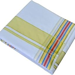 Sri Amman Pure Cotton 2inch Fancy Pavanch Border 9x5 Dhoti with Towel (9mulam Dhoti and 5mulam Towel)-image-62