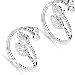 925 Sterling Silver BIS Hallmarked Toe Ring for Women-36