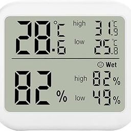 THE STYLE SUTRA Room Thermometer Humidity Gauge with LED Display Digital Indoor Hygrometer | Home & Garden | Yard Garden & Outdoor Living | Garden D?©Cor | Weather Stations-17