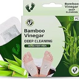 Bamboo Vinger Ultra Premium Detox Foot Patches Cleansing Toxin Remover Foot Pads For Men And Women Stress Relief & Detoxification (Pack of 10)-image-75