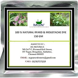 MGBN THE PATH FOR THE HEALTHIER LIFE WITH BEAUTY 100% Natural Beard & Moustache Dye 150 Gm-image-78