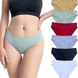 Cotton Blend Big Size High Waist Hipsters Panties Set | Comfortable & Breathable Daily Use Panties for Womens (Pack of 6)(Multicolor)-picture-4