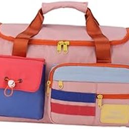 MERISHOPP Duffle Bag Travel Bag Pouch Multipurpose Clothing Lightweight Sports Gym Bag Style C| Sports Equipment | Outdoor Sports Gear | Exercise Gear-image-16