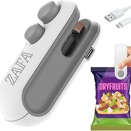 Mini Heat Sealer and Cutter, Portable Handheld Sealing Machine for Food Bags, USB Rechargeable Bag Resealer for Snacks, Plastic Bags, and Kitchen Storage-image-25