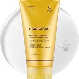 Medicube Turmeric Kojic Acid Night Wrapping Peel Off Mask, Korean Skincare (UNBOXJAPAN EXCLUSIVE)-image-34