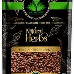 SAI HERBS Sea Buckthorn Berries - Nourishes Skin - Rich In Fatty Acids - No Added Sugar - Pure & Natural (500 Grams)-picture-38
