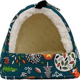 MERISHOPP®Soft Hamster Hammock Bed Sleeping Hamster DEN Hanging for Chinchilla Rat blue|Pet Supplies | Small Animal Supplies | Beds Hammocks & Nesters|1 Small Pet Cage Hammock-image-35