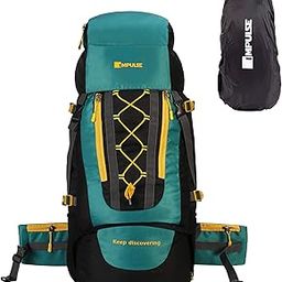 Loops Rucksack bags 75 litres travel bag for men tourist bag for travel backpack for hiking trekking Bag for men camping with 1 year Warranty(Black)-image-59