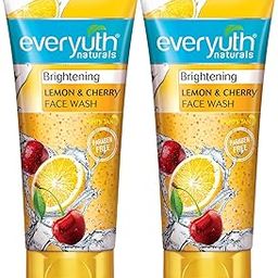 Everyuth Naturals Brightening Lemon&Cherry Face Wash|Deep Cleansing,Oil Control&Tan Reduction|Simple Face Wash|Removes Dirt&Oil|100% Soapfree|For All Skin Types|Paraben Free - 150 G (Pack Of 2)-25