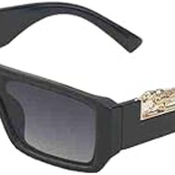 Anjaneri UV Protection Rectangular Sunglasses (52)(For Men & Women, Black)-15