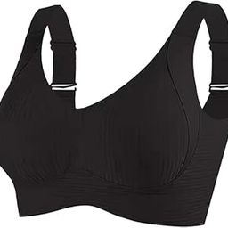 Women's Wireless Push-Up Bra | Soft Lightly Padded Full Coverage Bra | Longline High Support Sports Bra for Workout, Gym & Yoga | Comfortable Everyday Bralette-18