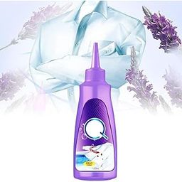 PUNZONE color Stain Remover for Clothes,Active Enzyme Laundry Stain Remover | Multi-Purpose Roll Bead Fabric Clothes Stain Remover for Cotton, Linen, Polyester, Blended Fabric, Strip 150 ML-image-23