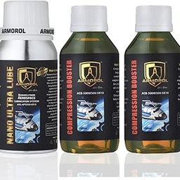 Armorol Nano Ultra Lube 100ml + Compression Booster 2 x 100ml – High-Power Triple Pack for Cars (Up to 1500cc) with High Oil Consumption – Max Performance, Max Efficiency-picture-15