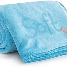 VAS COLLECTION® Premium Plush Single Blanket | 300 GSM Lightweight Cozy Soft for Bed, Sofa, Couch, Travel & Camping| 150x220 cm or 60X86 inches | Sky Blue | Flannel-10