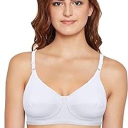 Women's Cotton Polyester Full Coverage Non Padded Bra (Pack of 1)_6817 White, 38-image-54