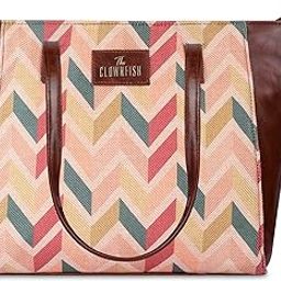 Valentine Printed Handicraft Fabric & Faux Leather Handbag for Women Ladies Tote for Women College Girls-image-35