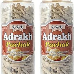 cap Adrakh Pachak Ayurvedic Digestive Relief Sore Throat Nausea - 150 Gms (Pack of 2)-image-92