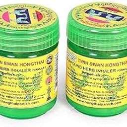 TWIN SWAN HONGTHAI™ Thai Herb Inhaler Traditional Thailand Compound (Pack Of 2)-14
