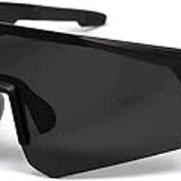 Polarized Sport Smart Glasses Bluetooth Audio Sunglasses for Men Women with Dual Stereo Speakers, Open Ear Music &HD Calling, Touch &Voice Assistant, UV Protection—Black-9