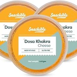 Snackible Cheese Dosa Khakra (Pack of 3) - 100gm | Healthy Snack | Millet Snack| No Palm Oil | High Fibre Snack | Zero Transfat | Zero Cholestrol | Healthy Khakra-image-79
