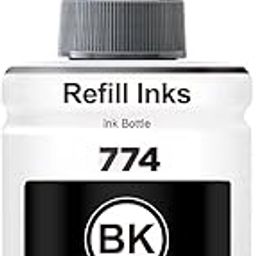 RC PRINT 774 Refill Ink Compatible for Epson M100, M105, M200, M205, L655, L130, L360, L380, L350, L361, L565, L210, L220 Printer (140ML X 1) Black Ink-image-90