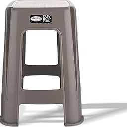 Asian Plastowares - Easy Grip Sr Stool | Multipurpose Plastic Stool for Bathroom, Kitchen & Home Use – Durable, Anti-Slip, Lightweight & Space-Saving Stool for Adults & Kids | Coffee Brown-image-83