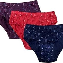 Milton Garments Women Cotton Inner Elastic Panties Pack of 3 (Colors,Prints May Vary)-picture-28