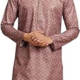 Men's Cotton Blend Thread Work| Printed Kurta (1pc)-picture-21