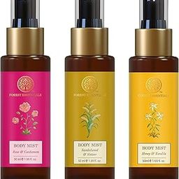 Forest Essentials Sandalwood Mist, Honey Vanilla, Rose Cardamom Travel-54