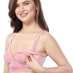 Women's Cotton Nursing, Maternity, Feeding, Seamless Regular Bra-image-12