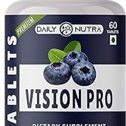 DAILY NUTRA Vision Pro Complete Eye Care Solution With Doctors #1 Recommended AREDS 2 Patented Formula || Lutein, Zeaxanthin, Bilberry, Vitamin E, Copper And Zinc Supplement - 60 Veg Tablets-picture-29