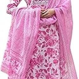 Women's Viscose Embroidery Straight Floral Printed Kurta And Pant Set With Dupatta | Ethnic Set | Dupatta Set | Suit Set | Kurta Set | Wedding Suit-10