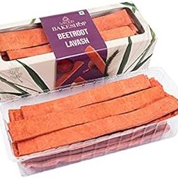 SMOOR Premium Gourmet Beetroot Lavash Bread | Freshly Baked Healthy Snacks | Crispy & Thin Flatbread | Birthday,Anniversary, Gifting | 5x 100gm (Pack of 5)-image-26