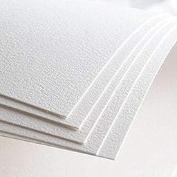 LRS Cold Pressed Water Color Sheets ARTIST Grade - 25% Cotton - 300GSM Heavy sheet for Water Coloring, Acrylic Painting, Oil Painting - (A5 Size(14.8 * 21cm) - Pack of 10)-12